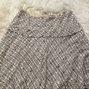 Lafayette 148  A-Line Flounce Skirt Beige Tweed Photo 7