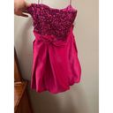 Badgley Mischka  Mark + James Pink Beaded-Bust Bubble Dress Sz. 6 Photo 3