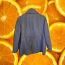 Coldwater Creek  Gray with Blue Trim Wool Pea Coat Size‎ 1X (18) Photo 5