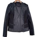 Marc New York 𝅺 Leather Asymmetrical Moto Jacket - M Photo 0