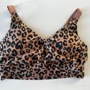 Aerie OFFLINE By  Leopard Jacquard Longline Sports Bra Sz XL Photo 0