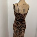 Missguided Animal Print  Maxi Mesh Dress Photo 5