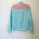 Vineyard Vines teal and pink zip up pull over sz small. Photo 2