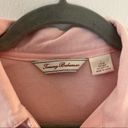 Tommy Bahama  Sleeveless Polo Pink Silk Blend Top Sz L GUC *See Description* Photo 2