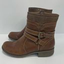 Earth Origins  Boots Size 8 1/2 Bonnie Leather Ankle Combat Moto Booties Photo 11