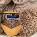 Cole Haan  Tan Faux Fur Collar Down Filled Long Line Puffer Jacket Photo 2