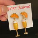 Betsey Johnson NWT  Mimosa Drop Earrings Photo 3