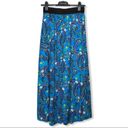 LuLaRoe  Lucy Blue Paisley Print Maxi Skirt NWT Photo 2