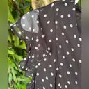 Tommy Hilfiger Midi Flutter Sleeve Flapper Style Polka Dot Dress. Photo 2