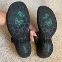 Skechers Tune Ups Black Thong Sandals   Size 6 Photo 5