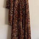 LIONESS NWT Princess Polly/ Nasty gal leopard animal print chiffon High Waisted maxi skirt Photo 13