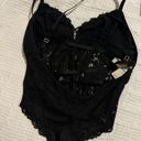 Aerie Black Lace Bodysuit Photo 1