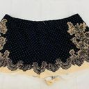 Commando  Antique Lace Print Boxer Short Cream Black Size Large Photo 6