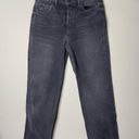 GRLFRND  The Helena washed Grey High-Rise Straight-Leg Jeans size 26 Photo 10