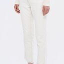 Topshop Boutique Straight Leg Jeans with Frayed Hems and Contrast Stitching Photo 0