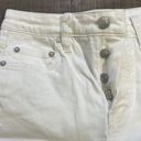 Free People  Avery Bermuda White Denim Shorts Photo 3