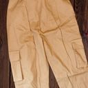 Missguided Women’s Size 2 Plain Cargo Trousers In Sand • Pockets & High Rise NWT Photo 10