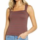 Articles of Society  Wide Strap Tank Red Stripe Square Neck Women's XS Photo 0