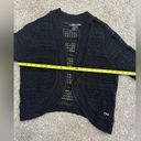 United States Sweaters  Black Knit Loop Quarter Sleeve Cardigan Photo 5