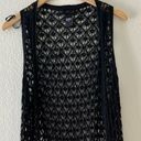 Torrid  Crochet Sleeveless Open Front Duster Cardigan Photo 2