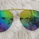 Frye and Co. Rainbow Mirrored Aviator Sunglasses New Photo 0