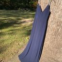 Jump NWOT Y2K 2000s  Apparel Size 5/6 Navy Blue Maxi Side Slit Formal Dress Photo 1