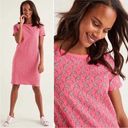 Boden USA NWT Boden Size 6 Georgia Pink Novelty Giraffe Print Short Sleeve T-Shirt Dress Photo 1