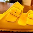 Birkenstock Fair/good used  Yellow Eva Arizona Sandals Euro 39 US Women 8 Photo 1