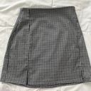 Brandy Melville Gingham Mini Skirt Photo 0