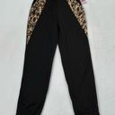 Juicy Couture  Black Leopard Print Animal Swirl Lounge Joggers Sweatpants Women M Photo 0