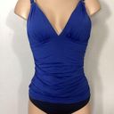 Bleu Rod Beattie New.  v-neck navy tankini top. Size 6. Retails $91 Photo 0