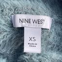 Nine West Women’s  vintage blue fuzzy sweater size medium Photo 1