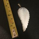 Angel Wing Pendant Natural Shell & Pave Angel Wing Pendant for Necklaces NEW Photo 5