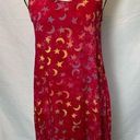 The Moon Vintage Pink and Stars Cotton Hippie Festival Bohemian Mini Sundress Photo 0