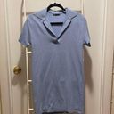 ZARA Blue Polo Dress Photo 0