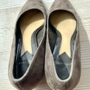 Brian Atwood Karina Suede Cage Block Heel Pumps |‎ Grey Size 6.5 Photo 5