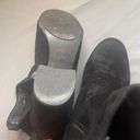 Unisa  Faux Suede Black Block Heeled Booties Size 9 Photo 13