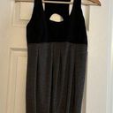 Lululemon Black and gray tank top with built in sports
bra.Size: 8. Photo 0