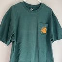 Carhartt Dark Green Logo T-Shirt Photo 2