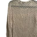 Moda Le  Women's Large Off White Geometric Long Sleeve Swim Cover Up Photo 10