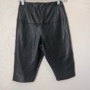 ALLSAINTS NWT All Saints Cora Black faux leather bike shorts size 8 Photo 1