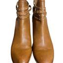 Frye  Naomi Pickstitch Ankle Boots Brown Cognac Color Photo 3