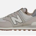 New Balance  574 Vegan Trainers Timberwolf Grey Sneakers Photo 0