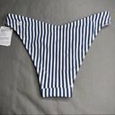 Lululemon Seersucker Skimpy Mid Rise Bottom NWT Size XL (Stripped White Blue) Photo 4