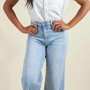 Wishlist NWT  Jeans Lucca Wide Leg Raw Hem Light Wash Denim Photo 1