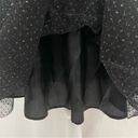 ZARA Glitter Polka Dot Tulle Knee Length Skirt Black Gold Size Small 7736/420 Photo 7