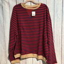 We The Free NWT  Classic Striped Oversized Crewneck Photo 3