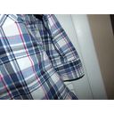 Carhartt Carhhartt women's 3/4 sleeve plaid shirt L Excellent Photo 2