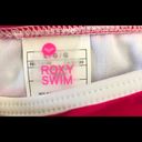 Roxy Swim Hot Pink White Bikini Bottom Sz. L Summer Beach Boating Sailing Photo 2