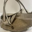 Coach  Large Lexi Shoulder Bag Tote Purse Signature Canvas Ivory & Beige Photo 5